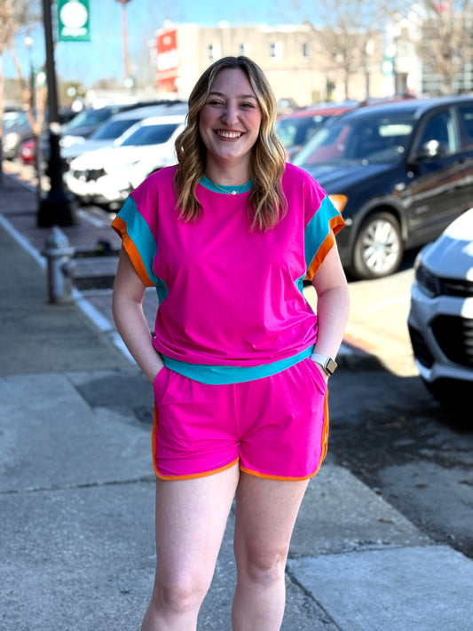 Color Block Athleisure Set