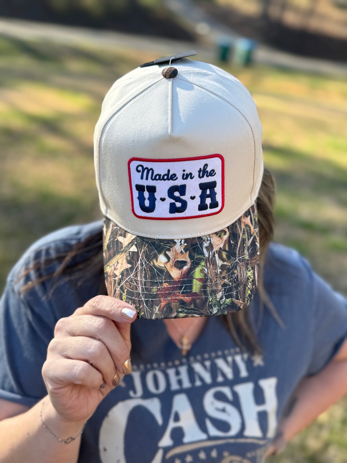 Made In the USA Camo Trucker Hat