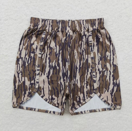 Bottomland Camo Athletic Shorts