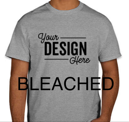 Custom Bleached Short Sleeve Tshirt